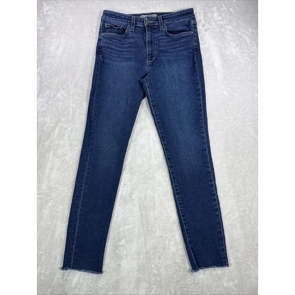 JOE'S JEANS Skinny ANKLE CROP Womens Sz 29 STRETCH Jeans (FIT 29x28) RAW HEM